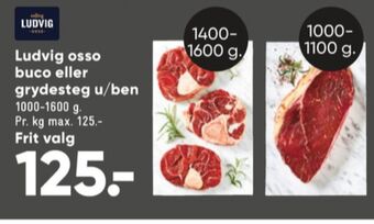 Bilka Ludvig osso buco tilbud