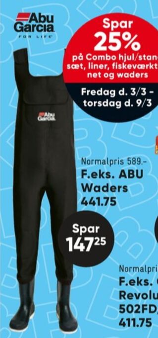 Bilka Abu garcia waders tilbud