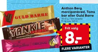 Guldbarre chokoladebar mælkechokolade