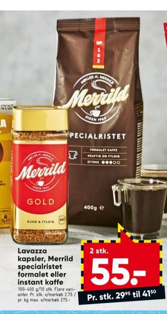 Bilka Specialristet kaffe formalet tilbud