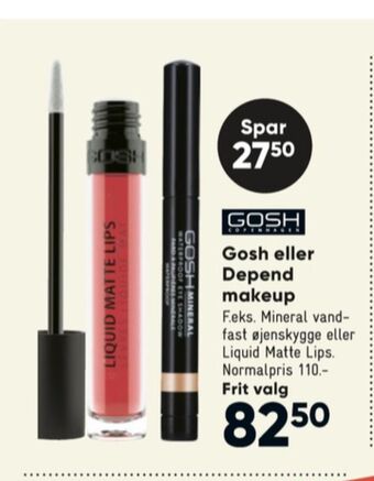 Bilka Gosh makeup tilbud