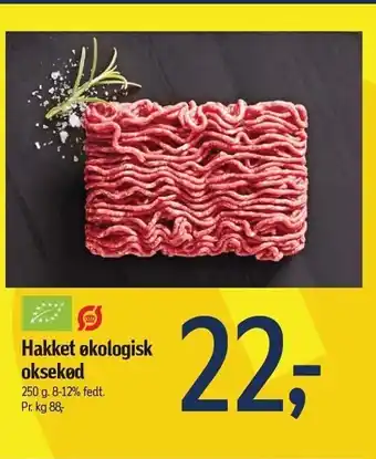 Føtex Hakket økologisk oksekød tilbud
