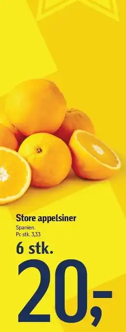 Føtex Store appelsiner tilbud