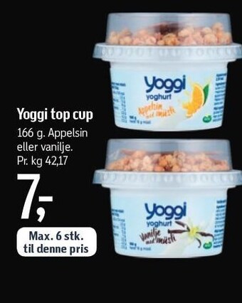 Føtex Yoggi top cup tilbud