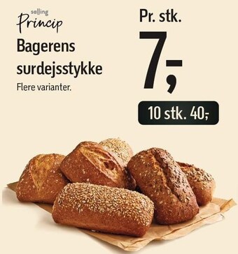 Føtex Princip bagerens surdejsstykke tilbud