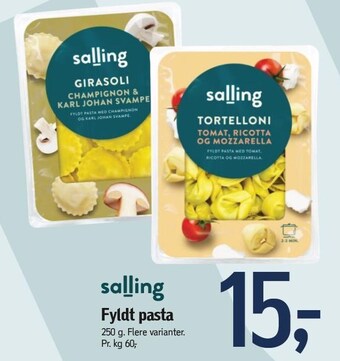 Føtex Salling fyldt pasta tilbud