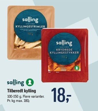 Føtex Salling tilberedt kylling tilbud