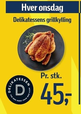 Føtex Delikatessens grillkylling tilbud