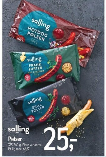 Føtex Pølser tilbud