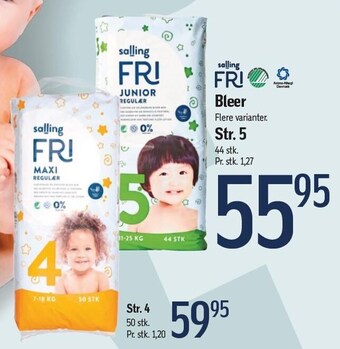 Føtex Salling fri bleer tilbud