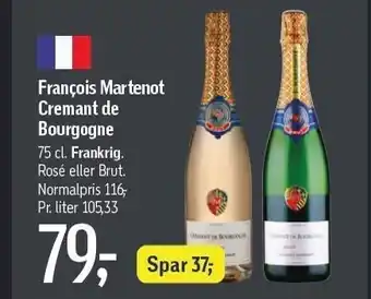 Føtex Francois martenot cremant de bourgogne tilbud