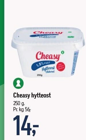 Føtex Cheasy hytteost tilbud