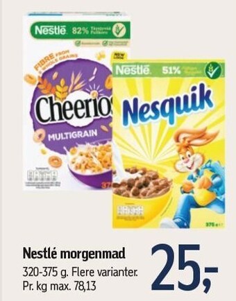 Føtex Nestlé morgenmad tilbud