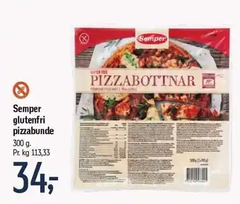 Føtex Semper glutenfri pizzabunde tilbud
