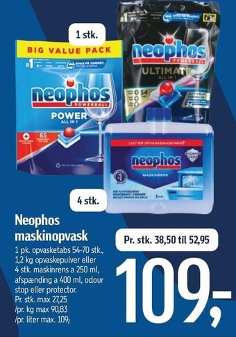 Føtex Neophos maskinopvask tilbud