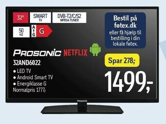 Føtex Prosonic 32and6022 tilbud