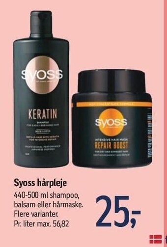 Syoss hårpleje