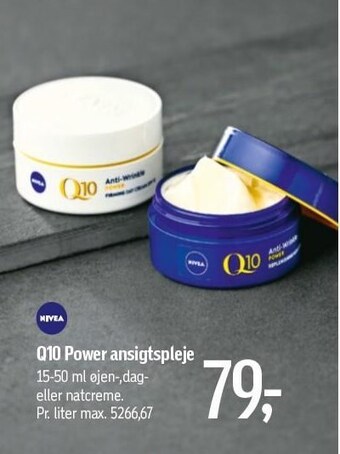 Q10 power ansigtspleje