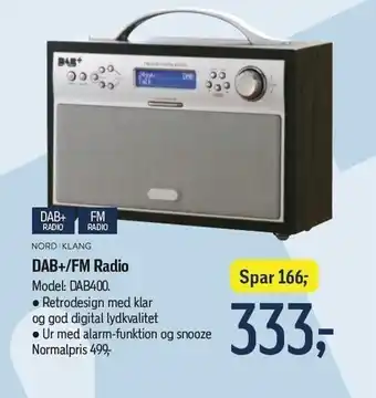 Dab+/fm radio