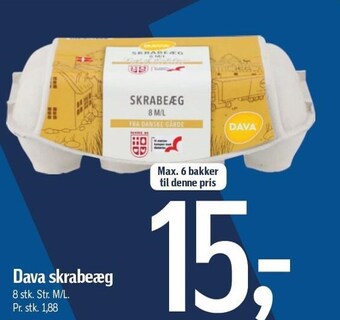 Føtex Dava skrabeæg tilbud