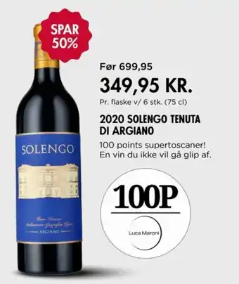 2020 Solengo Tenuta Di Argiano
