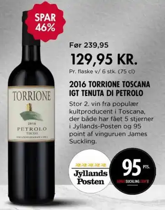 2016 Torrione Toscana Igt Tenuta Di Petrolo