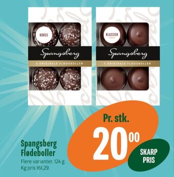 Min Købmand Spangsberg flødeboller klassisk tilbud