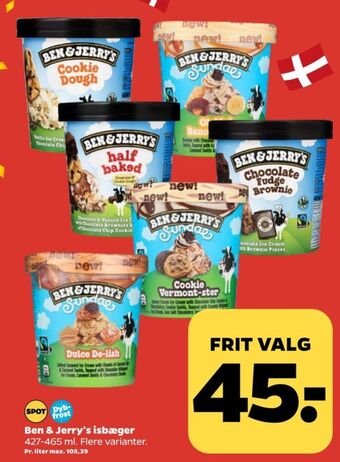 Netto Ben & jerry's is tilbud