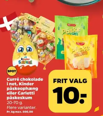 Netto Curré chokoladeæg tilbud
