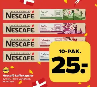 Netto 3 americas kaffekapsler tilbud