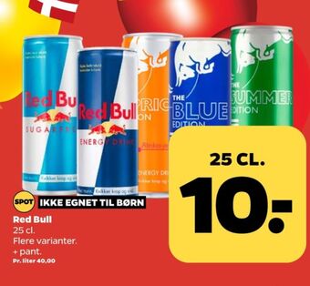 Netto Red bull energidrik tilbud