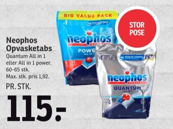 SPAR Neophos maskinopvask-tabs tilbud