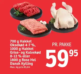 SPAR Ukendt hakket oksekød tilbud
