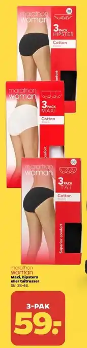Marathon woman trusser