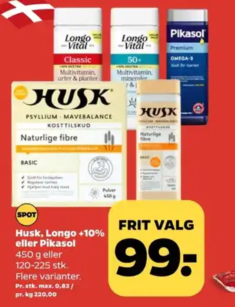 Husk kosttilskud