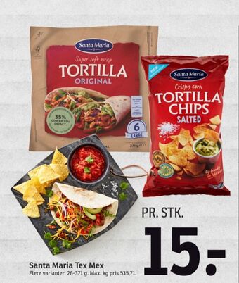 SPAR Santa maria tortillawrap tilbud