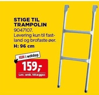 Stige til trampolin