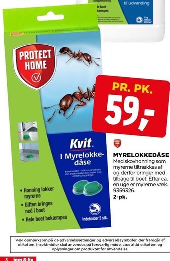 jem & fix Myrelokkedåse tilbud