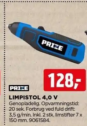 Prize limpistol 4,0 v