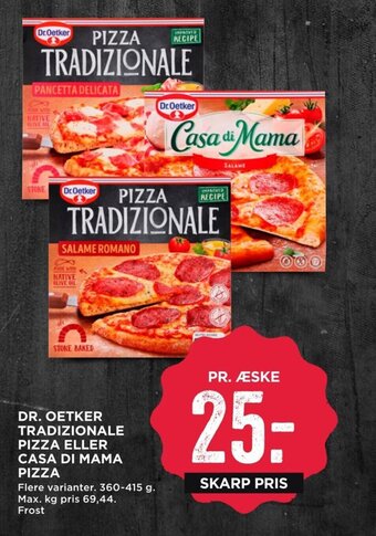 MENY Dr. Oetker Tradizionale Pizza eller Casa Di Mama Pizza tilbud