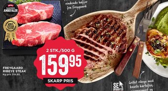MENY Freygaard Ribeye Steak tilbud