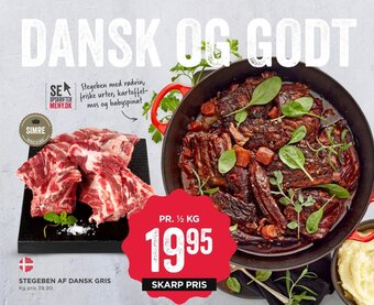 MENY Stegeben Af Dansk Gris tilbud