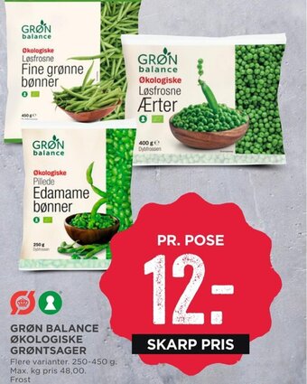 MENY Grøn Balance Økologiske Grøntsager tilbud