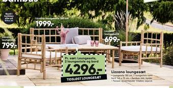 Bilka Lizzano loungestol tilbud