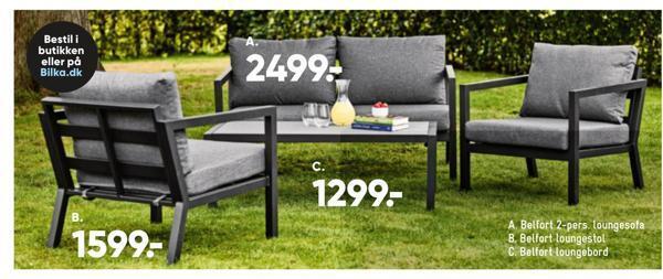 Bilka Belfort loungestol tilbud