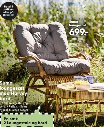 Bilka Suma loungestol tilbud