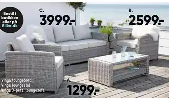 Bilka Vinga loungestol tilbud
