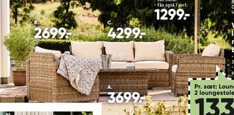 Bilka Gotland loungestol tilbud