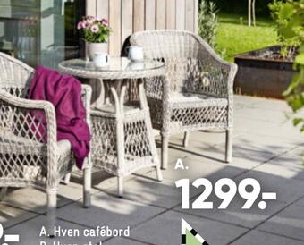 Bilka Hven cafébord tilbud