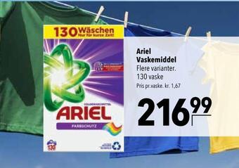 Citti Ariel vaskemiddel tilbud